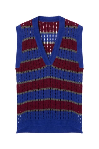 Chaleco oversize - Azul