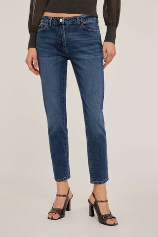 Vaquero slim fit 7/8 - Azul