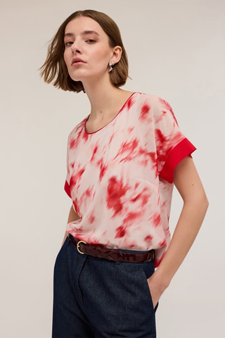 Blusa tie-dye - Blanco