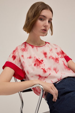 Blusa tie-dye - Blanco