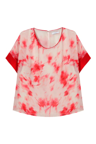 Blusa tie-dye - Blanco