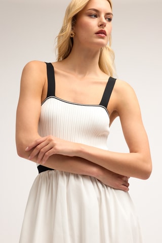 Vestido largo - Blanco