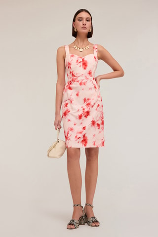 Vestido recto - Blanco