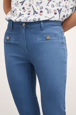 Pantalón flare - Azul