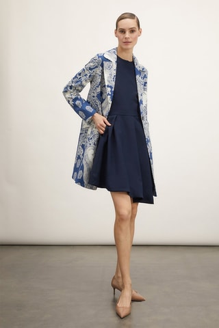 Chaqueta larga - Azul