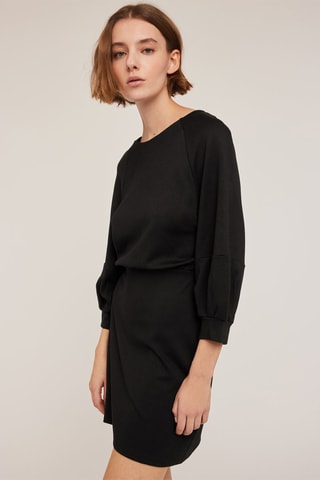 Vestido evasé - Negro