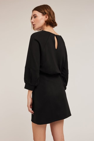 Vestido evasé - Negro
