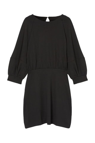 Vestido evasé - Negro