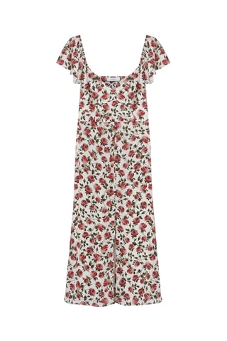 Vestido midi - Blanco