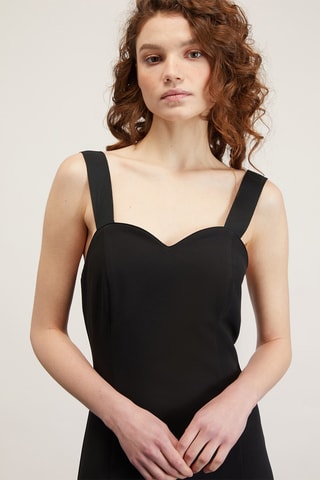 Vestido de tubo - Negro