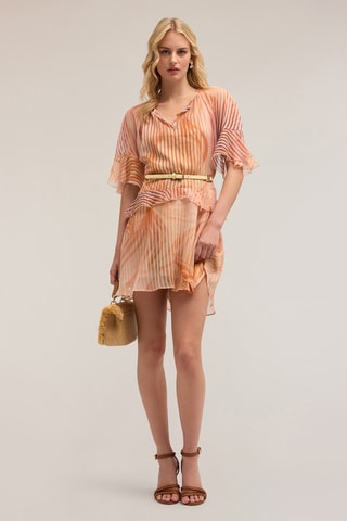 Vestido trapecio - Naranja
