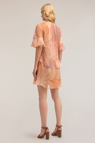 Vestido trapecio - Naranja