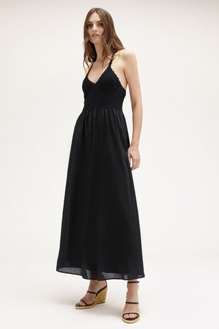 Vestido largo - Negro