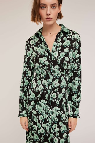 Vestido camisero - Negro