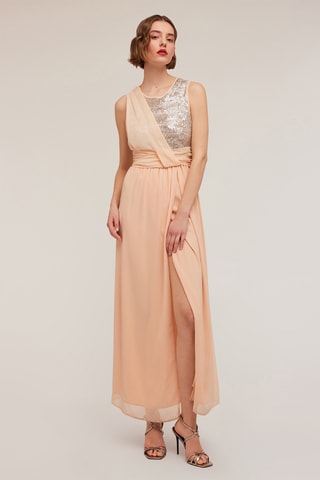 Vestido largo - Beige