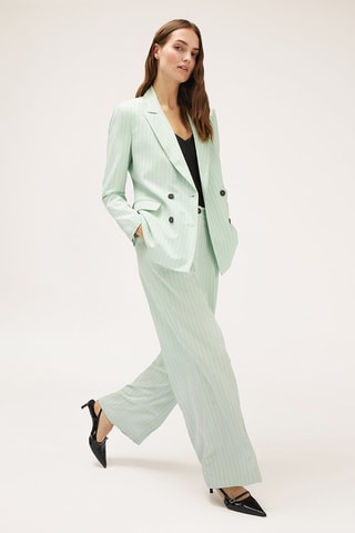 Pantalón wide leg - Blanco