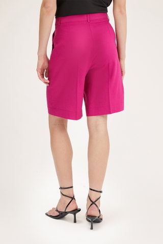 Bermudas de lino - Violeta