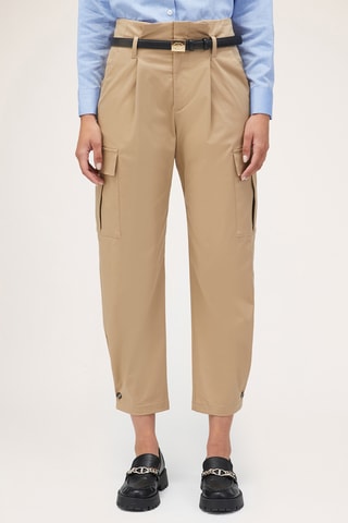 Pantalón cargo - Beige