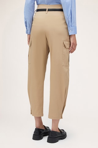 Pantalón cargo - Beige
