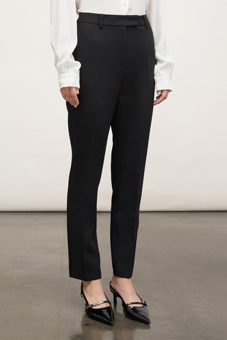 Pantalón regular fit - Negro