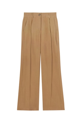 Pantalón palazzo - Beige