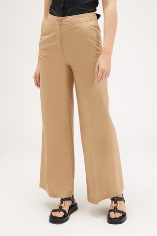Pantalón palazzo - Beige