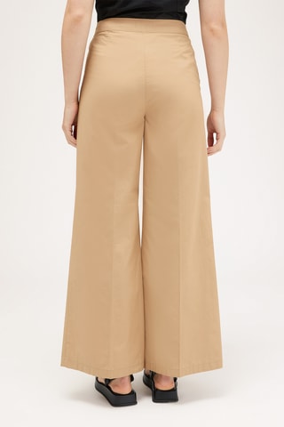 Pantalón palazzo - Beige