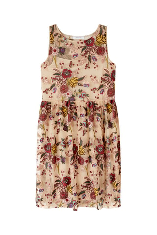 Vestido evasé - Rosa