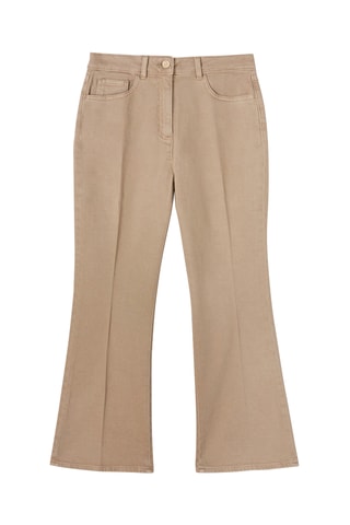 Pantalón flare - Beige