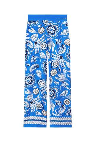 Pantalón de tiro alto - Azul