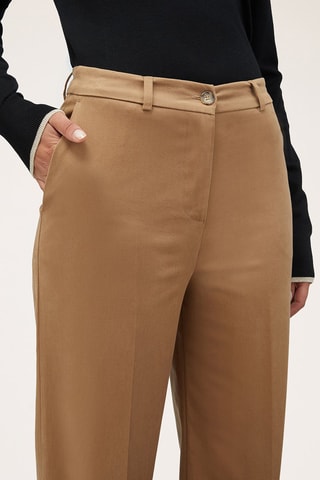 Pantalón palazzo - Beige