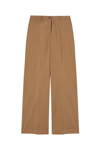 Pantalón palazzo - Beige