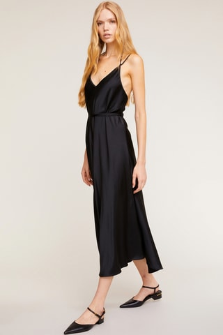 Vestido midi - Negro