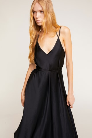 Vestido midi - Negro