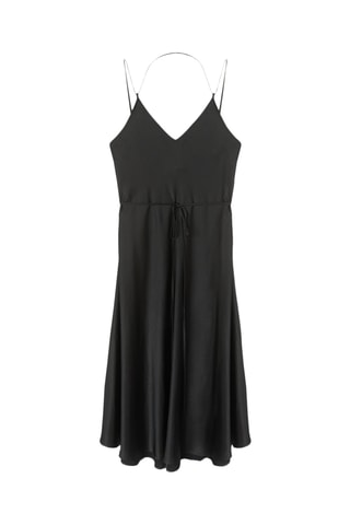 Vestido midi - Negro