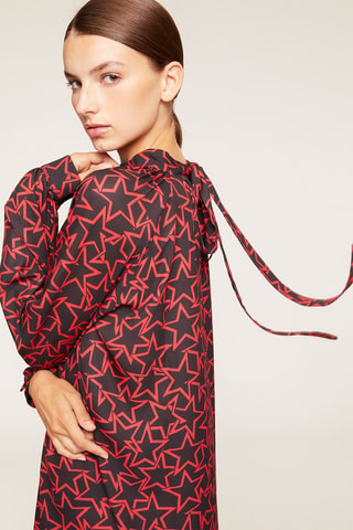 Vestido recto - Negro