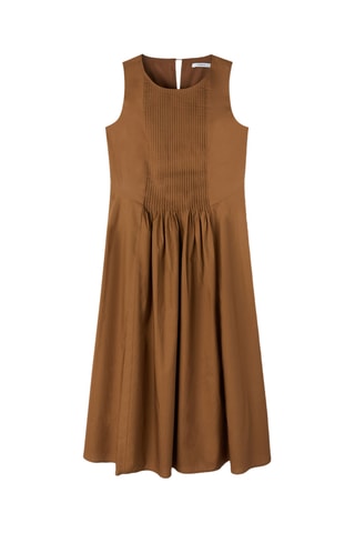 Vestido midi - Beige