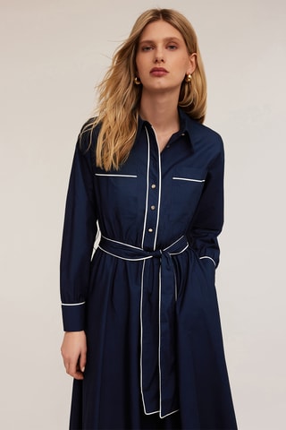 Vestido midi - Azul