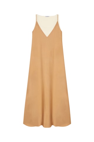 Vestido largo - Beige