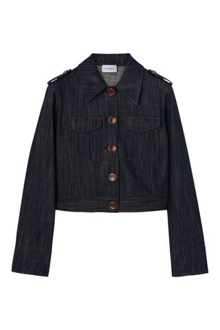 Chaqueta corta vaquera - Azul