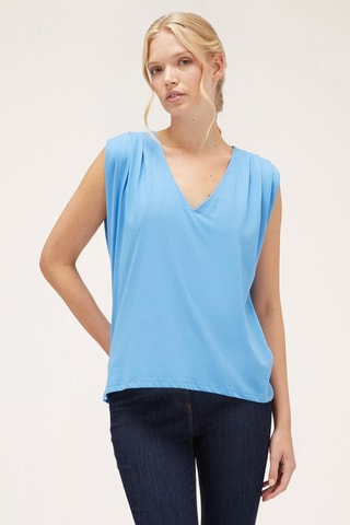 Camiseta oversize - Azul