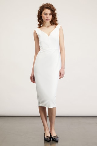 Vestido de tubo - Blanco