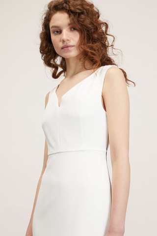 Vestido de tubo - Blanco