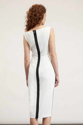 Vestido de tubo - Blanco