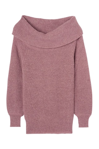 Jersey de lana y alpaca - Rosa