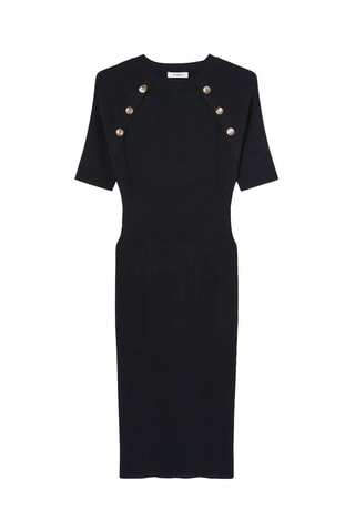 Vestido de tubo - Negro