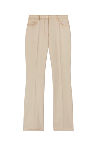 Pantalón flare - Beige