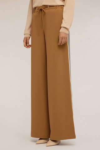 Pantalón palazzo - Beige