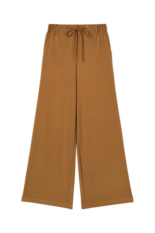 Pantalón palazzo - Beige