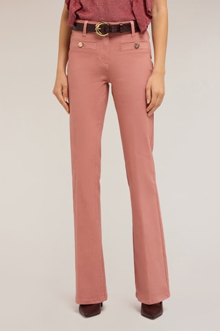 Pantalón flare - Rojo